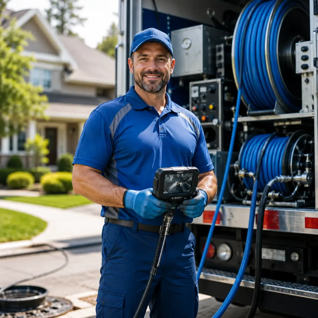 Local outdoor drain cleaning specialists in Lignum, VA